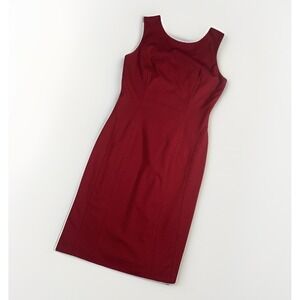 Banana Republic Red Sheath‎ Dress Women's Size 2 Business Professional Attire
